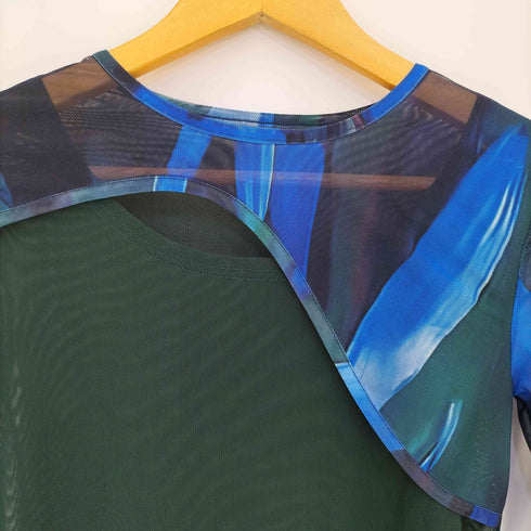 ムルーア MURUA 25ss カラーブロックシアートップス レディース FREE