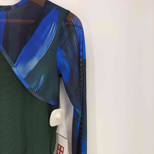 ムルーア MURUA 25ss カラーブロックシアートップス レディース FREE