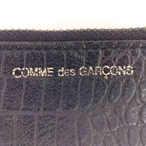 コムデギャルソン COMME des GARCONS クロコ型押し レザー ポーチ レディース