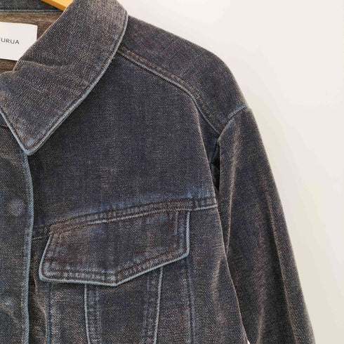 ムルーア MURUA 26aw カラーモールデニムジャケット レディース FREE