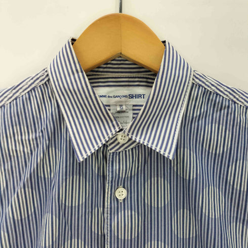 コムデギャルソンシャツ COMME des GARCONS SHIRT MADE IN FLANCE フランス製 ストライプ 水玉 ドット シャツ メンズ import:XS