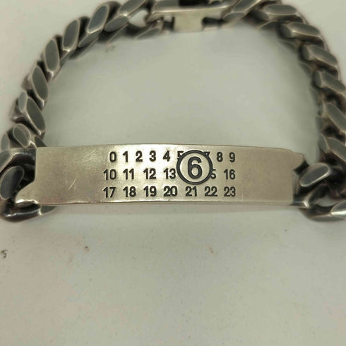 エムエムシックスメゾンマルジェラ MM6 Maison Margiela ID チェーンブレスレット メンズ