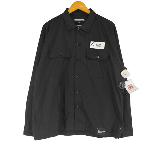 ネイバーフッド NEIGHBORHOOD HAND STITCHING SHIRT LS ハンドステッチ加工 長袖ボタンシャツ メンズ JPN:L