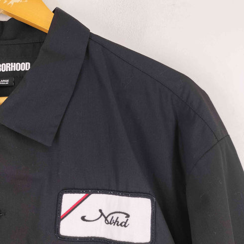 ネイバーフッド NEIGHBORHOOD HAND STITCHING SHIRT LS ハンドステッチ加工 長袖ボタンシャツ メンズ JPN:L