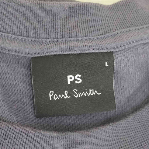 ピーエスポールスミス PS Paul Smith Zebra Stride ゼブラ ストライド プリント 長袖 Tシャツ メンズ L