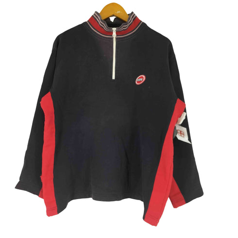バンズ VANS 90S USA ハーフジップ スウェット メンズ JPN:M