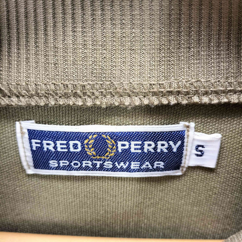 フレッドペリー FRED PERRY ワンポイント ロゴ トラックジャケット メンズ S