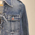 MANNISH JEANS レースアップ 膝丈 デニム ワンピース レディース FREE