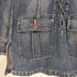 MANNISH JEANS レースアップ 膝丈 デニム ワンピース レディース FREE