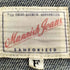 MANNISH JEANS レースアップ 膝丈 デニム ワンピース レディース FREE