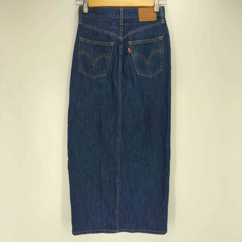 リーバイス Levis 濃紺 スリット デニム タイト スカート レディース 24