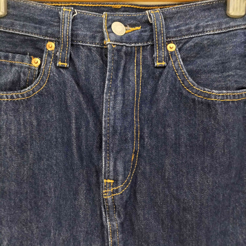 リーバイス Levis 濃紺 スリット デニム タイト スカート レディース 24
