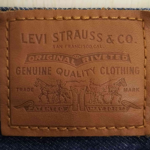 リーバイス Levis 濃紺 スリット デニム タイト スカート レディース 24