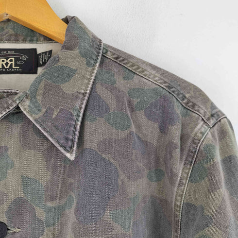 ダブルアールエルラルフローレン RRL RALPH LAUREN 13スターボタン ダックハンターカモ コットンジャケット メンズ JPN:M