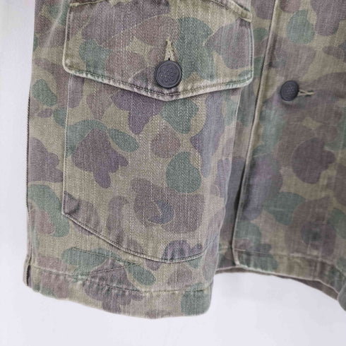 ダブルアールエルラルフローレン RRL RALPH LAUREN 13スターボタン ダックハンターカモ コットンジャケット メンズ JPN:M