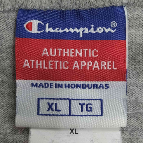 チャンピオン Champion AUTHENTIC ATHELETIC APPAREL NEW YORK ロゴTシャツ 半袖 クルーネック Tシャツ メンズ import:XL