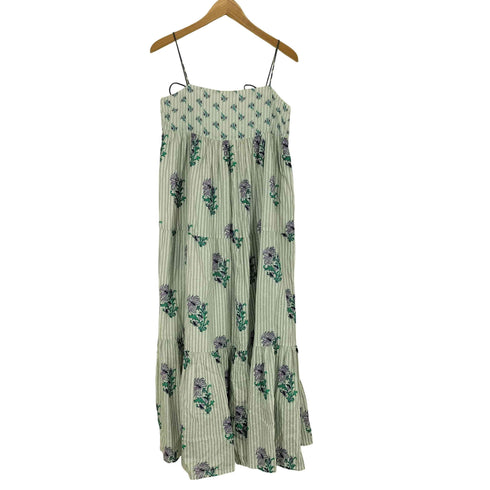 ヌキテパ NE QUITTEZ PAS Cotton Jacquard Lily Print Cami Dress コットンジャガード リリープリント キャミドレス レディース