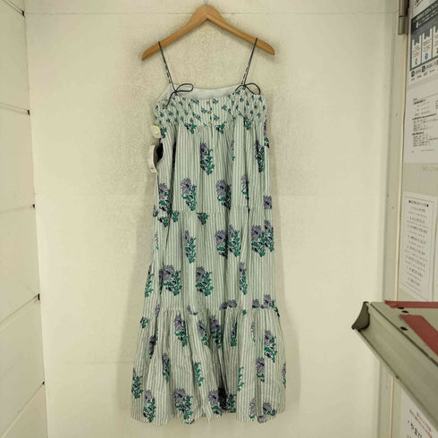 ヌキテパ NE QUITTEZ PAS Cotton Jacquard Lily Print Cami Dress コットンジャガード リリープリント キャミドレス レディース