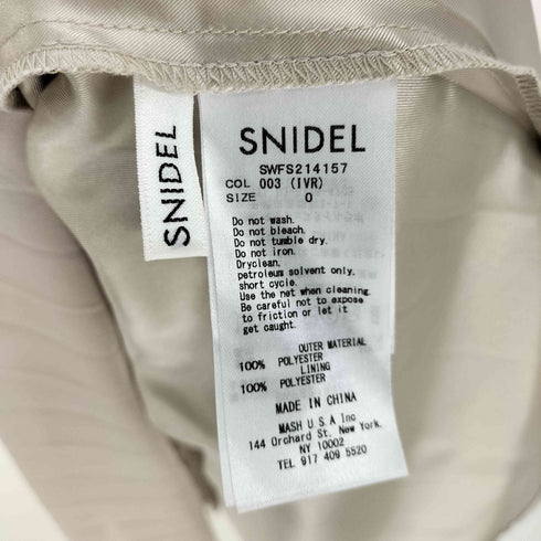 スナイデル snidel シアーボリュームプリーツスカート レディース JPN:0