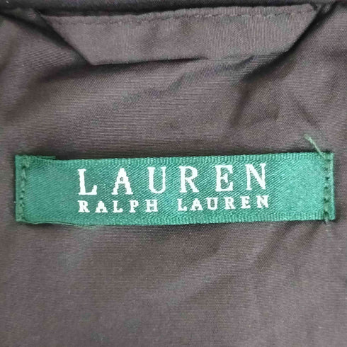 ローレンラルフローレン LAUREN RALPH LAUREN フェイクレザー 切替 キルティング ベスト レディース L