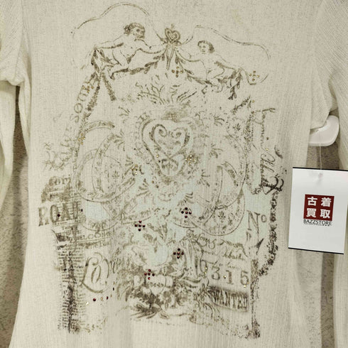 スカルプター SCULPTOR TRIPLE LACE LAYERED TEE トリプル レース レイヤード Tシャツ Y2K 韓国 レディース S