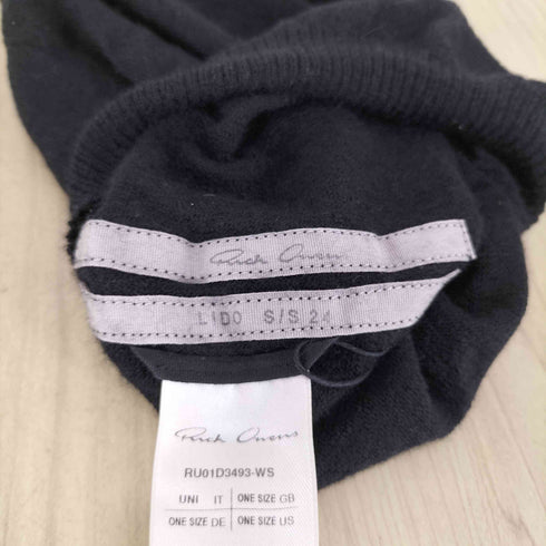 リックオウエンス RICK OWENS 24SS pure cashmere カシミヤ ビーニー メンズ ONE SIZE