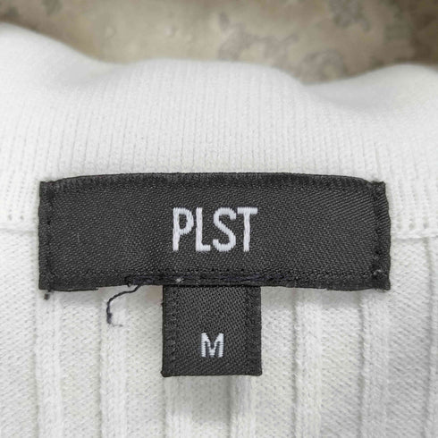 プラステ PLST UVカットレーヨンブレンド半袖ポロカーディガン レディース JPN:M