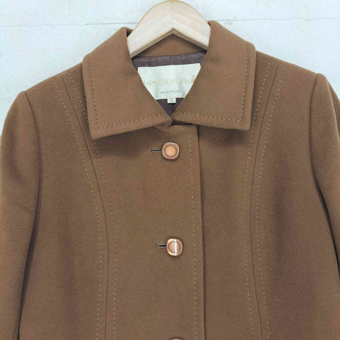 LAPINE BLANCHE WOOL&CASHMERE カシミヤ混 ステンカラーコート レディース JPN:11号