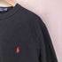 ポロラルフローレン POLO RALPH LAUREN ポニー刺繍 Vガゼット 裏地起毛 スウェット トレーナー メンズ S