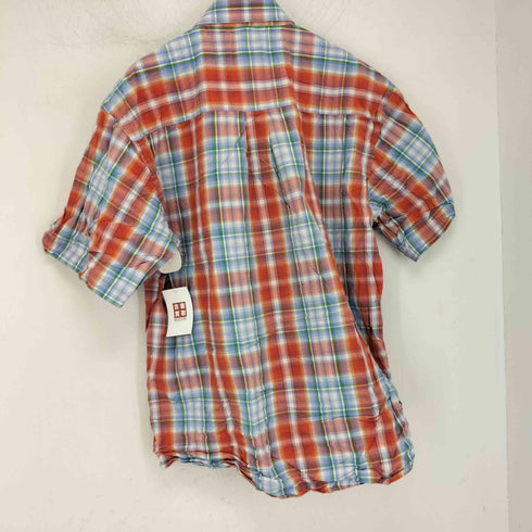 ラングラー Wrangler S/S マドラスチェック ボタンダウンシャツ メンズ
