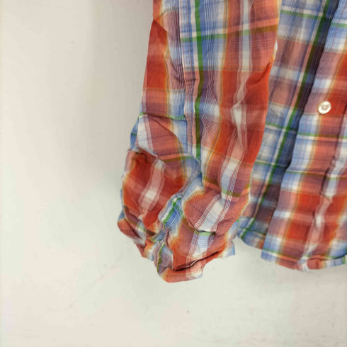 ラングラー Wrangler S/S マドラスチェック ボタンダウンシャツ メンズ