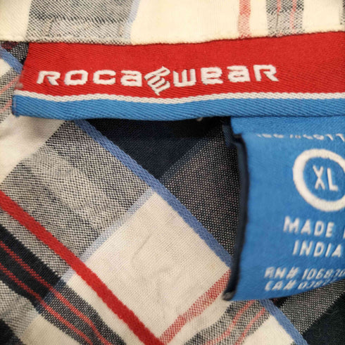 ロカウェア Rocawear S/S チェックシャツ メンズ JPN:XL