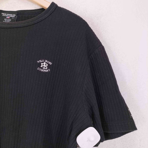 ポロジーンズ RL POLO JEANS CO. ワンポイント ロゴ刺繍 リプ 半袖 Tシャツ メンズ M