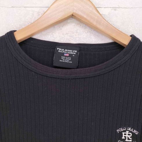 ポロジーンズ RL POLO JEANS CO. ワンポイント ロゴ刺繍 リプ 半袖 Tシャツ メンズ M