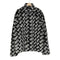 エイソス asos 総柄 フェイクファー ジップ ジャケット レディース L