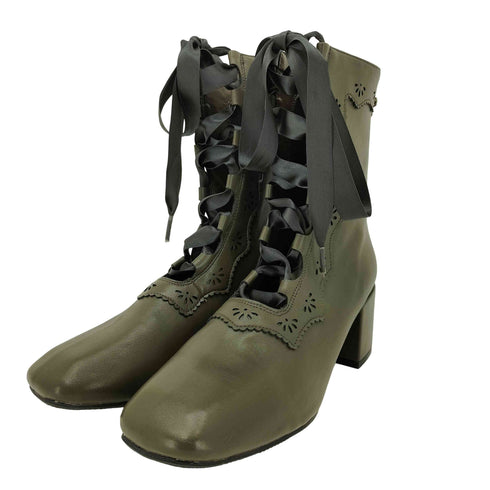 アクシーズファム axes femme レースアップギリーブーツ レディース JPN:M