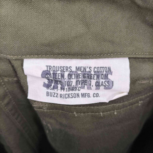 バズリクソンズ BUZZ RICKSONS Military Baker Shorts ミリタリーベイカーショーツ メンズ JPN:S