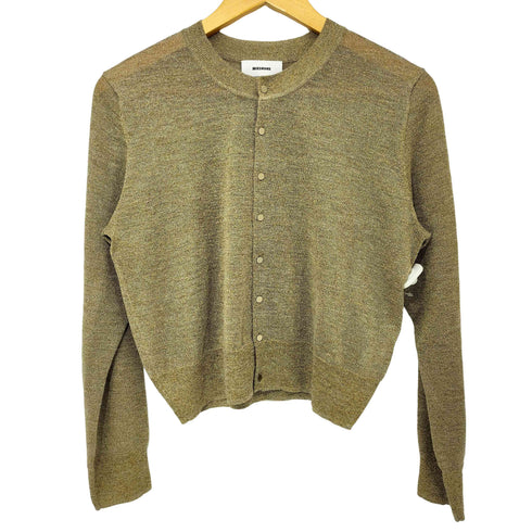 ミースロエ MIESROHE 24SS シアーメタリックカーデ レディース ONE SIZE