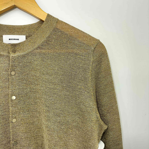 ミースロエ MIESROHE 24SS シアーメタリックカーデ レディース ONE SIZE