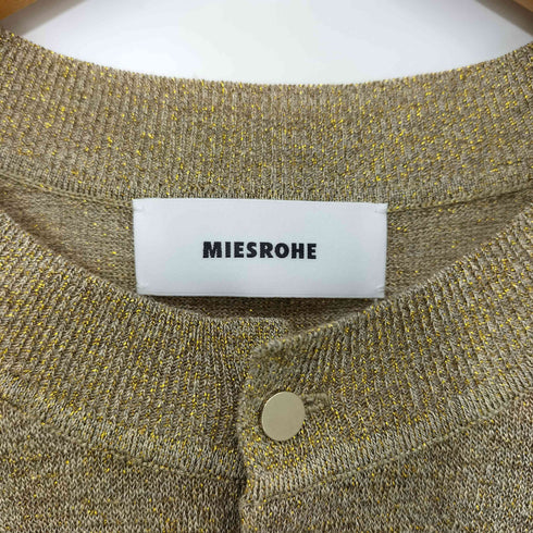 ミースロエ MIESROHE 24SS シアーメタリックカーデ レディース ONE SIZE