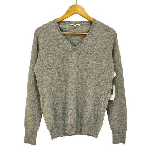 ユニクロ UNIQLO カシミヤVネックセーター レディース JPN:L