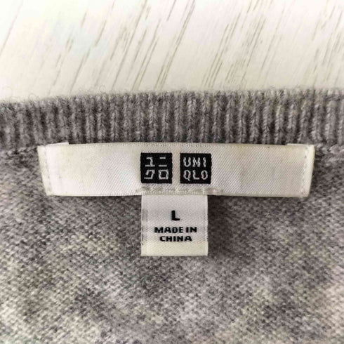ユニクロ UNIQLO カシミヤVネックセーター レディース JPN:L