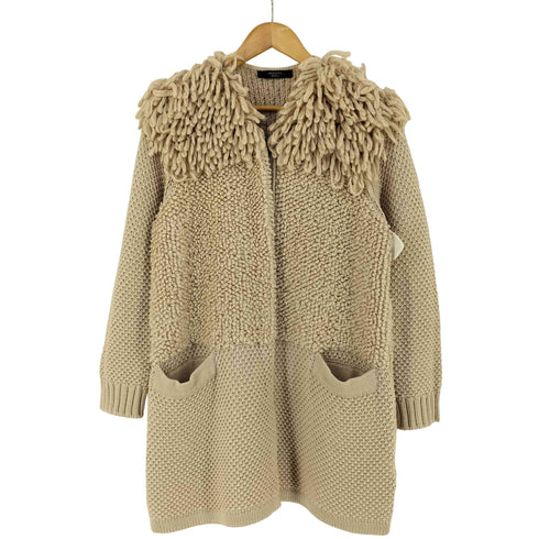 ウィークエンドマックスマーラ Weekend Max Mara モヘヤ混 ボア ニット ジャケット レディース S