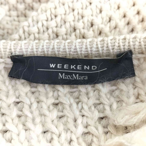 ウィークエンドマックスマーラ Weekend Max Mara モヘヤ混 ボア ニット ジャケット レディース S