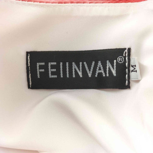 FEIINVAN フェインヴァン ウォーターカラープリント 総柄 ノースリーブ ワンピース レディース M