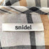 スナイデル snidel チェック フリル チュニック レディース FREE