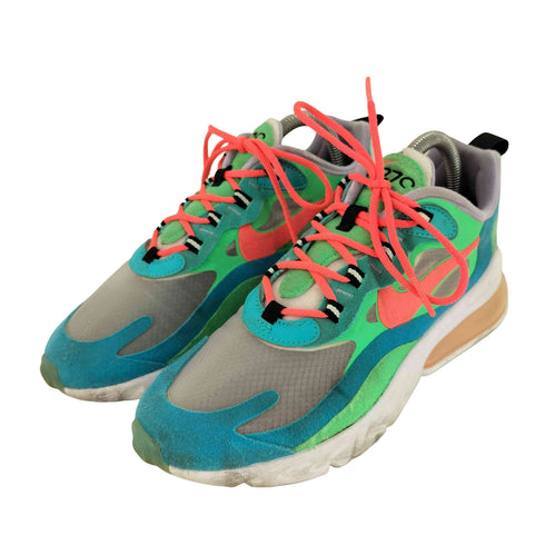 ナイキ NIKE Air Max 270 React Blue/Green エアマックス 270 リアクト ブルー グリーン レディース JPN:24.5