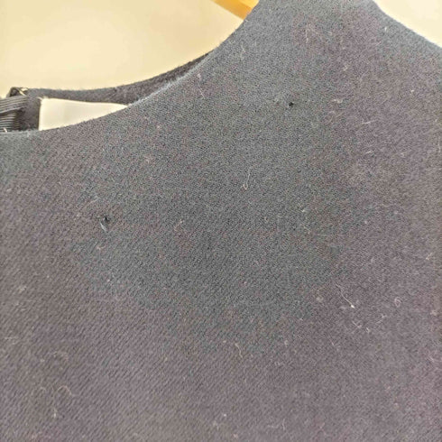イエナ IENA 23AW クルーネック フリル ミディワンピース レディース
