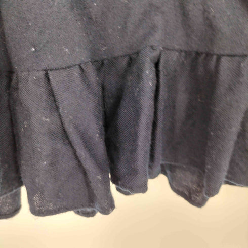 イエナ IENA 23AW クルーネック フリル ミディワンピース レディース
