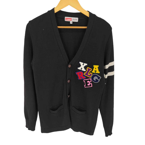 エクストララージ XLARGE ロゴワッペン アクリル カーディガン メンズ JPN:M